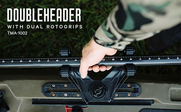 YakAttack DoubleHeader with Dual RotoGrip Paddle Holders