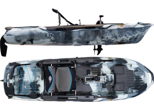 3 Waters Big Fish 108 Pedal Drive Angelkajak-Paket